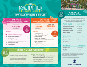 Rci   Royal Caribbean Beach Club Paradise Island   Pick Your Day Pass